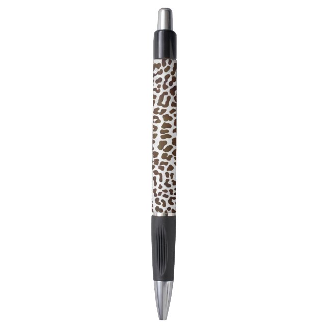Leopard Chocolate Print Pen (Front Vertical)