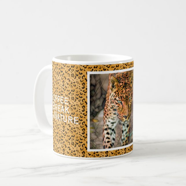 Leopard [Classic Mug] Coffee Mug (Front Left)