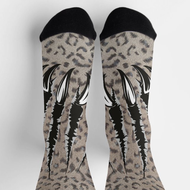 Leopard claws socks (Top)