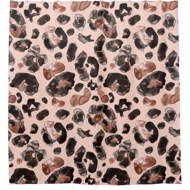 Leopard coat, animal skin seamless pattern. (Front)