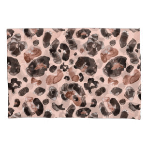Leopard coat, animal skin seamless pattern. pillowcase