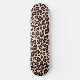 Leopard Cool Aesthetic Skateboard