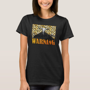 Leopard Cow Skull Should Have Come With A Warning T-Shirt