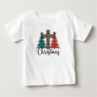 Leopard Cross Christmas Trees Christian 