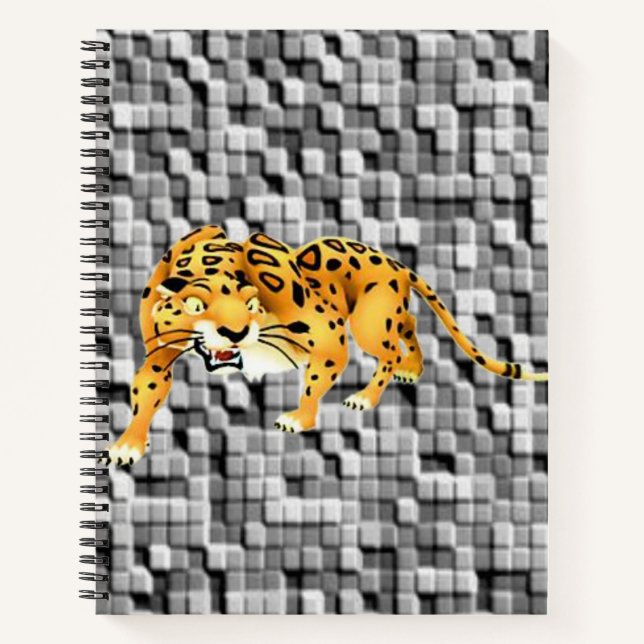 Léopard de Carnet spiral (Devant)