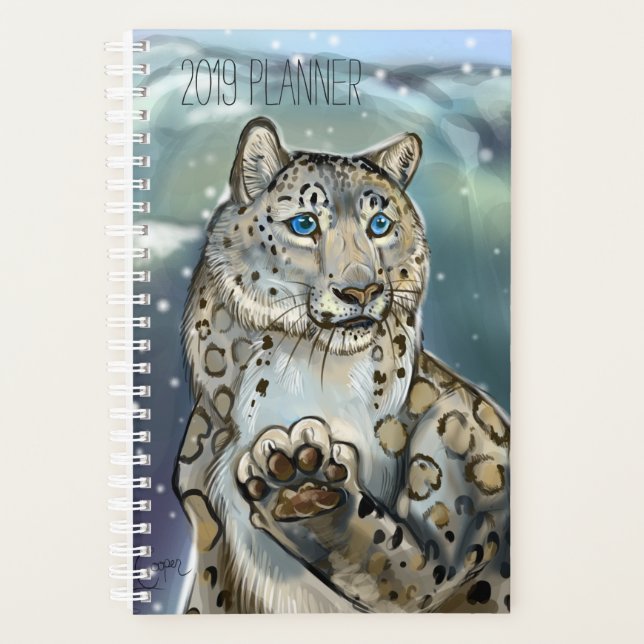 Léopard des neiges (Devant)