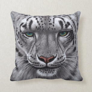 léopard des neiges de l'animal Coussin