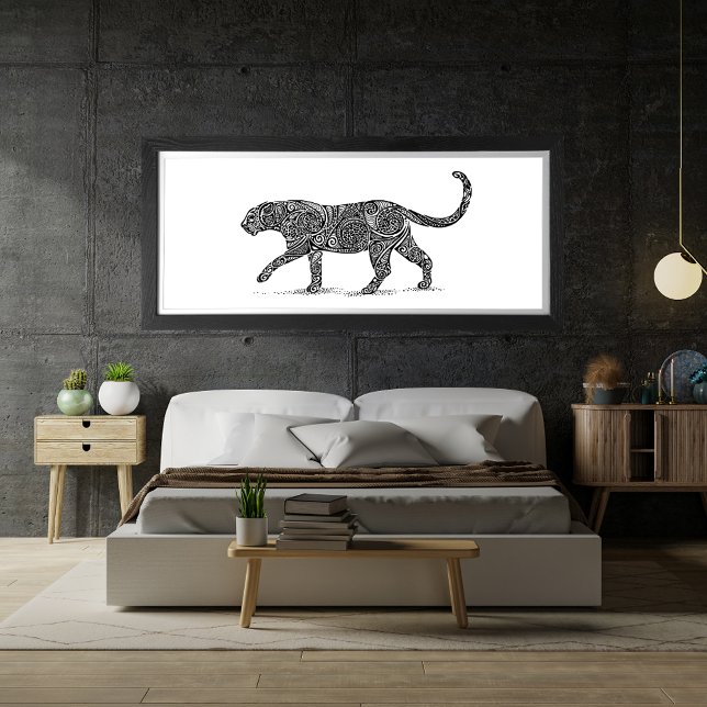 Leopard Design Black Poster (Creator Uploaded)