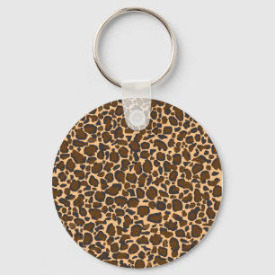 leopard design keychain