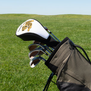 Leopard Design Personalised Golf Head Cover