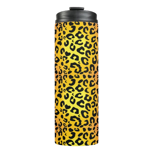 Leopard Design Thermal Tumbler (Front)