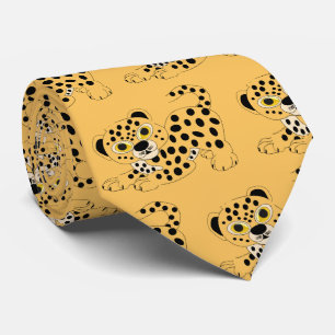 Leopard Design Tie
