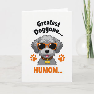 Leopard Dog Great Mom Card