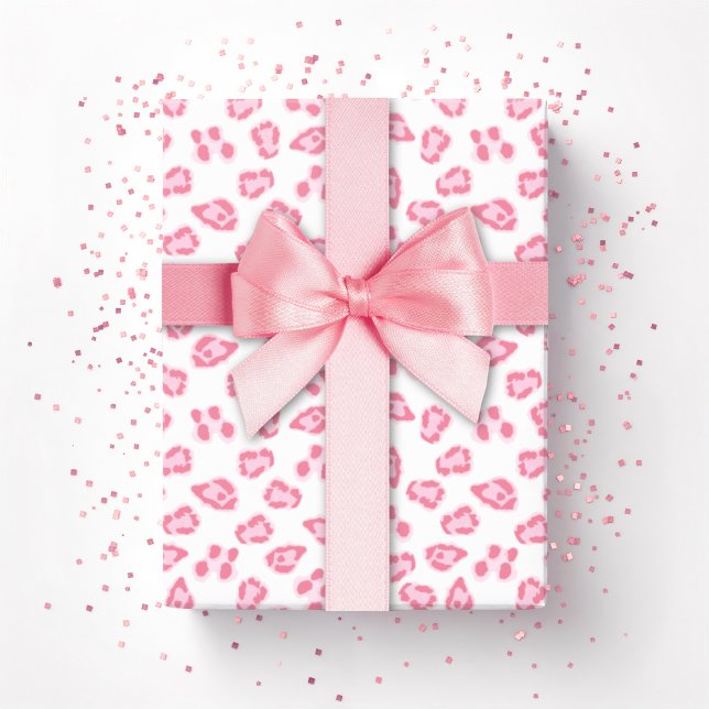 Leopard Dot in Pink Wrapping Paper (Creator Uploaded)