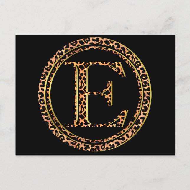 leopard E Postcard (Front)