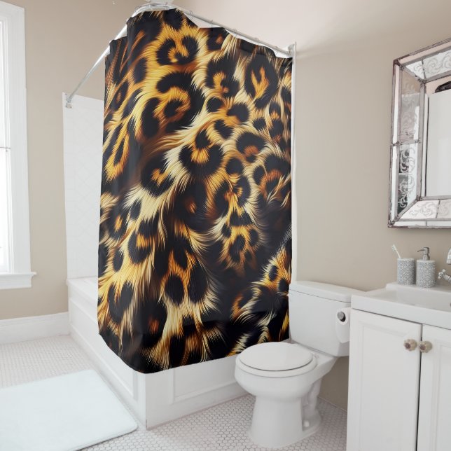 Leopard Elegance: A Duvet That Steals the Show (In Situ)
