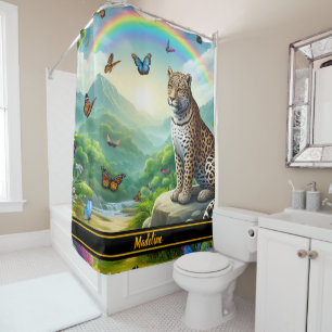 Leopard Elegance: Colourful Jungle Escape