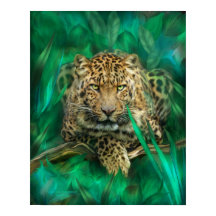 Leopard - Esprit D'Autonomisation Poster D'Art / I