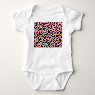 Leopard Exotic: Colourful Seamless Fun. Baby Bodysuit