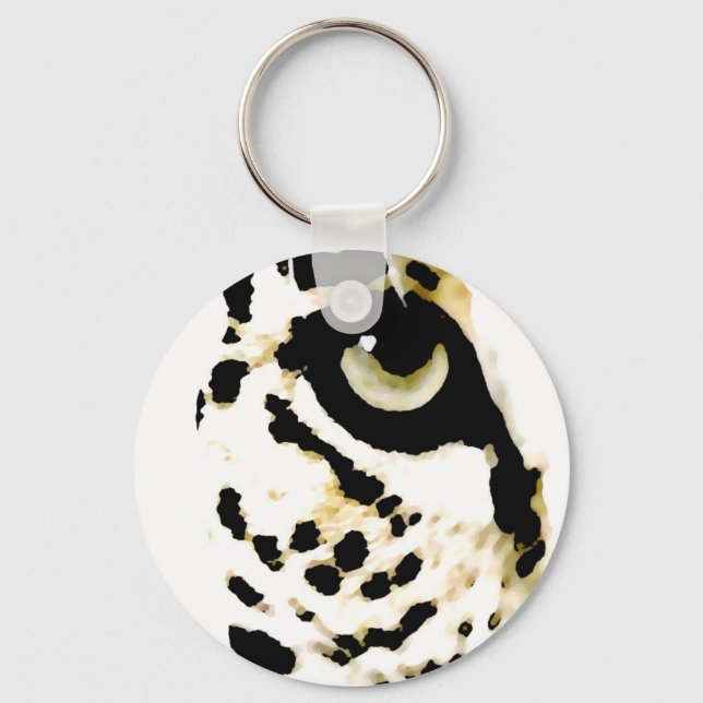 Leopard Eye Keychain (Front)