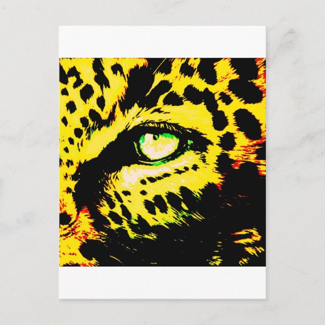Leopard Eye Postcard (Front)