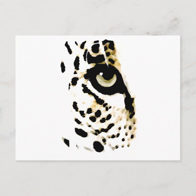 Leopard Eye Postcard (Front)