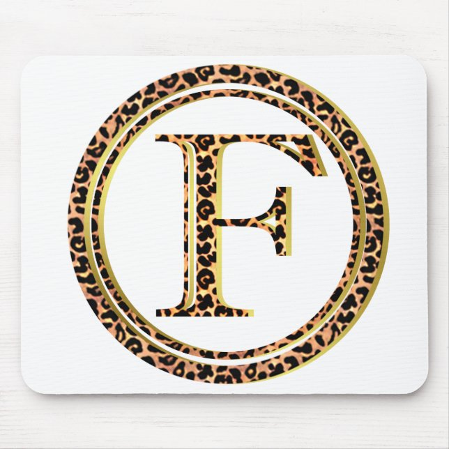 leopard F Mouse Pad (Front)
