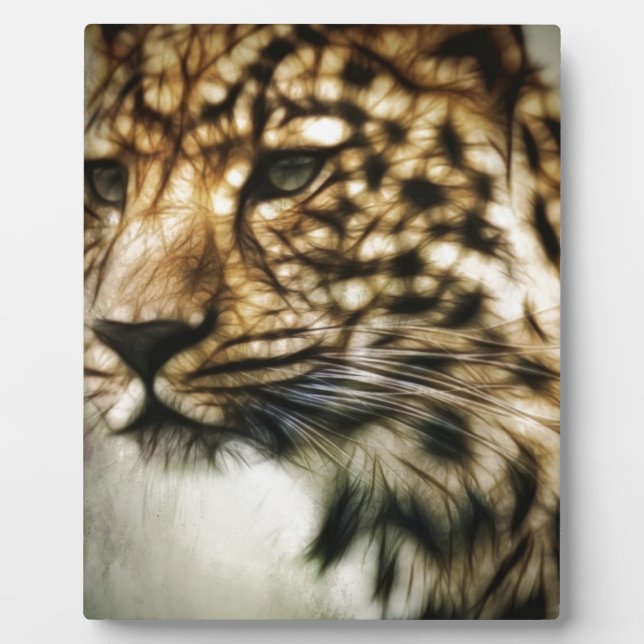 Leopard face plaque (Front)