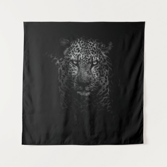 LEOPARD FACE TAPESTRY (Front)