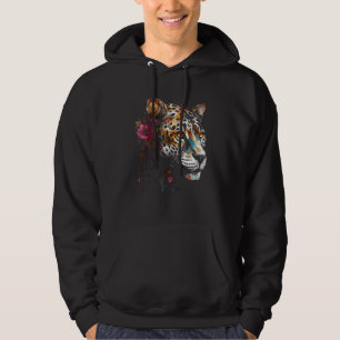 Leopard flower animal leopard hoodie