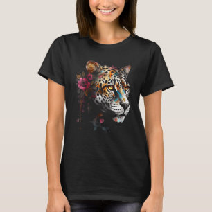 Leopard flower animal leopard T-Shirt