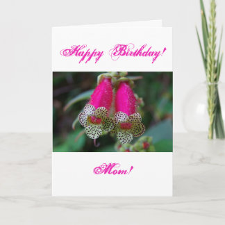 Leopard Flower Design Card