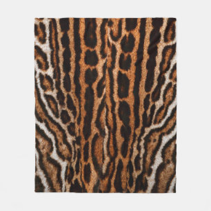 leopard fur background texture fleece blanket