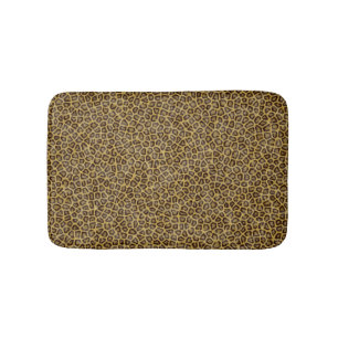Leopard Fur Bath Mat