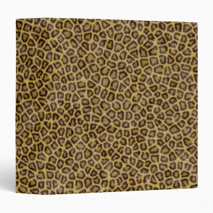 Leopard Fur Binder