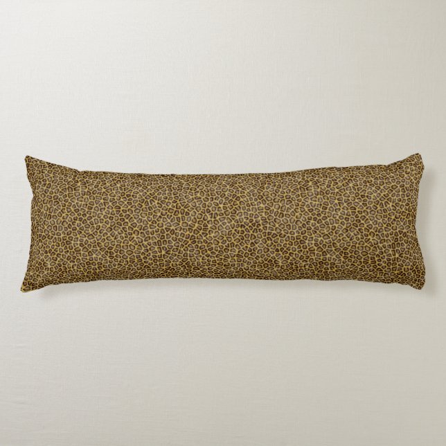 Leopard Fur Body Pillow (Front)