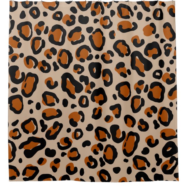 Leopard fur design, seamless pattern. (Front)