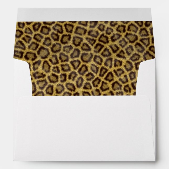 Leopard Fur Envelope (Back (Bottom))