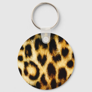 Leopard Fur Keychain