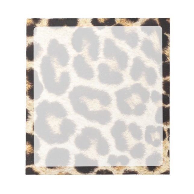 Leopard Fur Look  Notepad (Front)