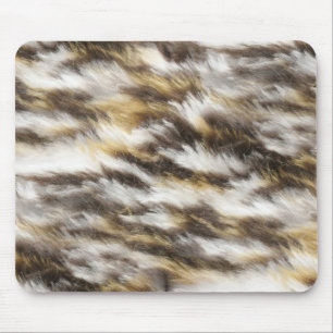 leopard fur mouse pad