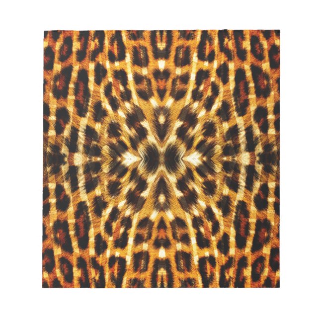 Leopard Fur Pattern Notepad (Front)