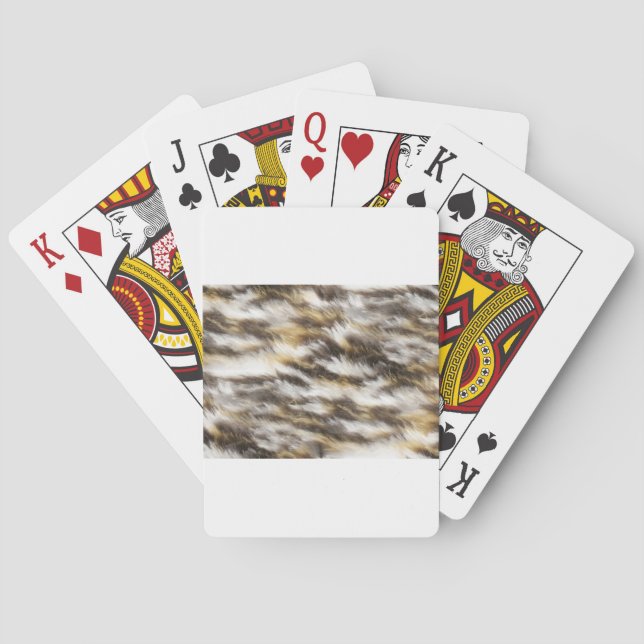 leopard fur playing cards (Back)