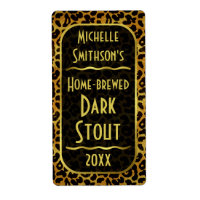 Leopard Fur Print Customizable Beer Brewer