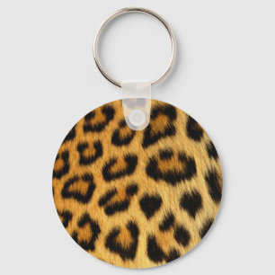 Leopard Fur Print Keychain