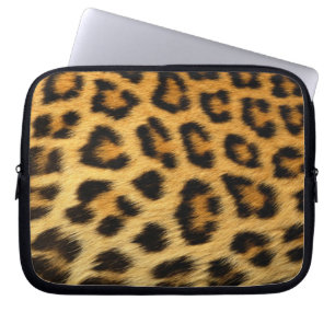 Leopard Fur Print Laptop Sleeve
