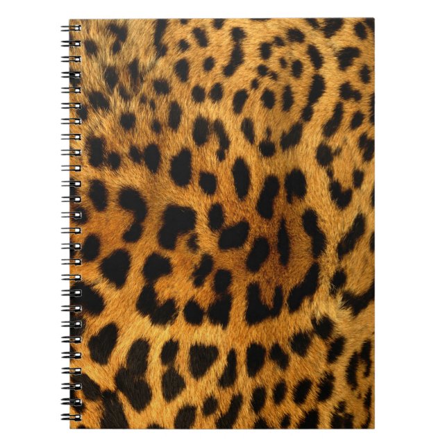 Leopard Fur Print Notebook (Front)