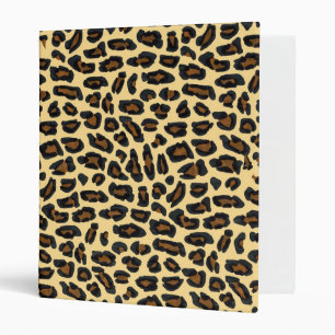 Leopard Fur Print Notebook Binder