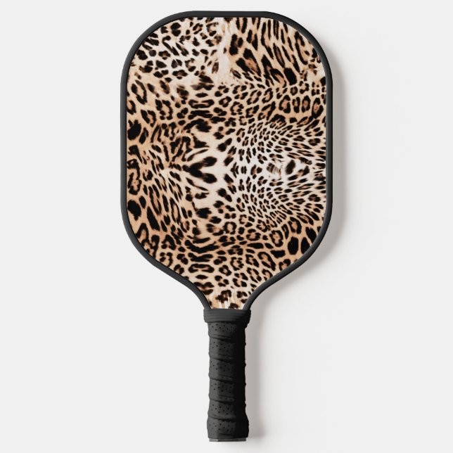 Leopard Fur Print   Pickleball Paddle (Front)
