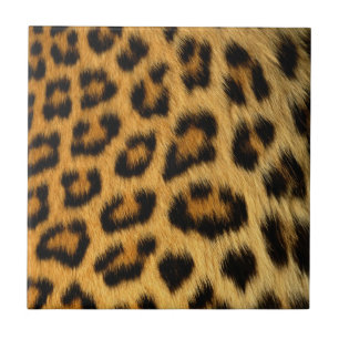 Leopard Fur Print Tile